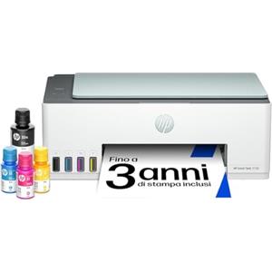 HP Smart Tank 5108 5D1B3A, Stampante Multifunzione A4 con serbatoio di inchiostro ad alto volume di stampa, Fronte/Retro Manuale, Scansione, Copia, 12 pagine per minuto, Wi-Fi, HP Smart, Eucalipto