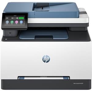 HP Color LaserJet Pro 3302fdw 499Q8F, Stampante Multifunzione A4, Stampa Fronte e Retro Automatico, 25 ppm B/N e a Colori, USB, Wi-Fi, Ethernet, Fax, Copia, Scansiona, ADF da 50 Fogli, Smart, Blu