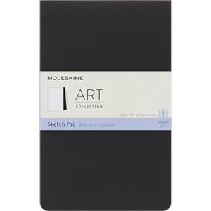 Moleskine Art Sketch Pad, Blocco per Schizzi, Carta per Matite, Carboncino, Penne, Penne Stilografiche e Pennarelli, Copertina Morbida, Colore Nero, Formato Large 13 x 21 cm, 48 Pagine