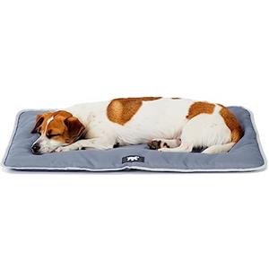 Ferplast Cuccia Cane e Gatto Antigraffio e Impermeabile, Tessuto Tecnico Resistente Tech, JOLLY Taglia Piccola, Materassino Lavabile a Mano a 30°, 65 x 48 x 3,5 cm, Grigio