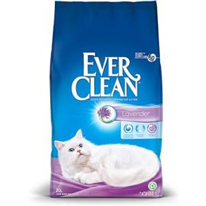 Ever Clean Extra Hygiene Profumo di lavanda, (prima, Lavender), lettiera agglomerante per gatti da 20 L