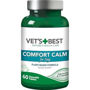 Vet's Best Tranquillità e Calma Sollievo Dallo Stress - 60 Compresse