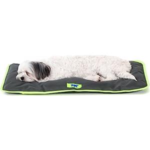 Ferplast Cuccia Cane e Gatto Antigraffio e Impermeabile, Tessuto Tecnico Resistente Tech, JOLLY Taglia Piccola, Materassino Lavabile a Mano a 30°, 57 x 38 x 3,5 cm, Nero