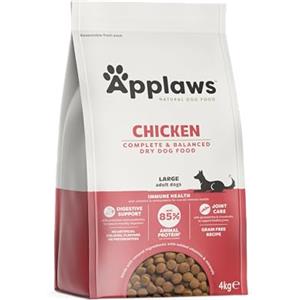 Applaws Crocchette per Cani Adulti Taglia Grande 4kg - Pollo (1 confezione), Senza Cereali, Alto Contenuto di Proteine, Ingredienti Naturali