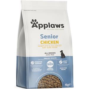Applaws Crocchette per Cani Senior 4kg - Pollo (1 confezione), Senza Cereali, Alto Contenuto di Proteine, Ingredienti Naturali
