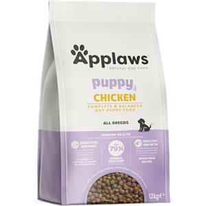 Applaws Crocchette per Cuccioli 12kg - Pollo (1 confezione), Senza Cereali, Alto Contenuto di Proteine, Ingredienti Naturali