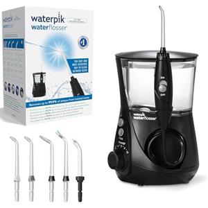 Waterpik Ultra Professional Idropulsore Dentale Con Base d'Appoggio, Nero