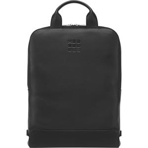 Moleskine Device Bag Collezione Classic Leather, Borsa Porta PC Verticale in Pelle, Zaino Porta PC per Laptop, Notebook, iPad, Computer fino a 15'', 30 x 8,5 x 40 cm, Nero
