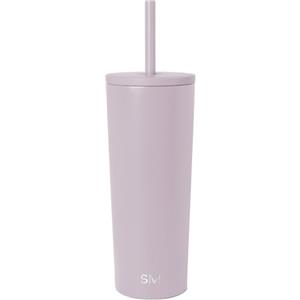 Simple Modern Tazza Termica da Viaggio con Cannuccia e Coperchio | Bicchiere Termico in Acciaio inossidabile Isolato | Regali per Donne | Classic | 710ml | Lavender Mist