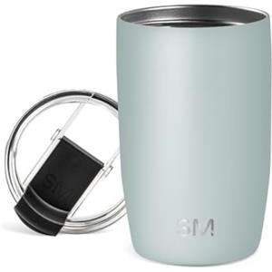 Simple Modern Tazza Termica Caffe con Coperchio a Ribalta | Tazza Viaggio Caffè Freddo Termica in Acciaio Inossidabile Isolata | Regali per Donne & Uomini | Voyager | 350ml | Sea Glass Sage