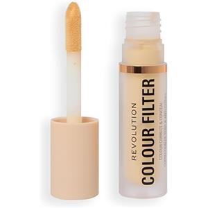 Makeup Revolution Revolution Colour Filter Correcting Concealer, Correttore Colore ad Alta Coprenza Modulabile con Finish Matte Soft, Vegano, Banana, 4 g