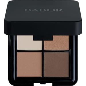 BABOR Eye Shadow Quattro Light&Dark, palette di ombretti a quattro tonalità, colori coordinati, finish satinato opaco e scintillante, facilmente sfumabile, 6,8 g