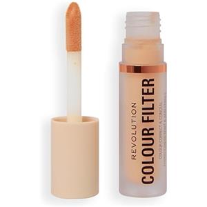 Makeup Revolution Revolution Colour Filter Correcting Concealer, Correttore Colore ad Alta Coprenza Modulabile con Finish Matte Soft, Vegano, Peach, 4 g