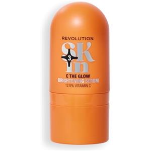 Revolution Skincare London Revolution SKin, C The Glow Brightening Serum, Siero Viso Illuminante con Vitamina C, Idrata e Rafforza la Luminosità, Vegano e Cruelty-Free, 30ml