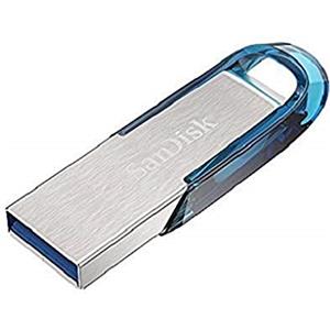 Sandisk Ultra Flair 64 GB, Chiavetta USB 3.0, Velocità di Lettura fino a 150 MB/s, Blu