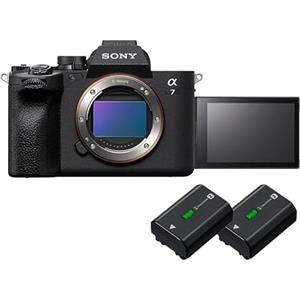 Sony Alpha 7 IV - 33 MP Fotocamera mirrorless full frame, autofocus | 33 MP, autofocus in tempo reale, 10 fps, video 4K a 60p, touchscreen, include 2 batterie