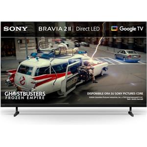 Sony BRAVIA 2Ⅱ 75", 4K Smart TV (Google TV), Processore X1,4K Upscaling, Televisione con Dolby Atmos e DTS:X, compatibile con PS5, 75S20M2, Modello 2026