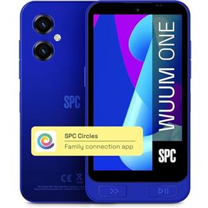 SPC WUUM ONE - Smartphone bambini, Android, GPS, controllo parentale, Blu