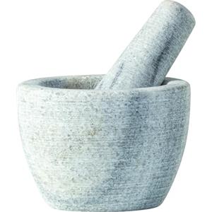 JADE TEMPLE 17440 marmo mortaio con pestello, gres, grigio