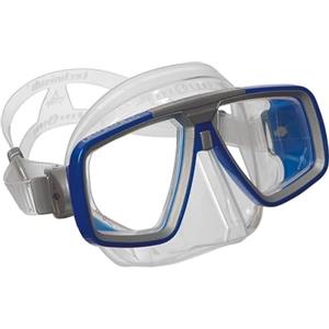 AQUALUNG LOOK - Maschera subacquea adulti con doppia lente in vetro temperato, design versatile per tutti i visi, fibbie a quadrante a 360°, impermeabilità migliorata, ottima per immersioni subacquee