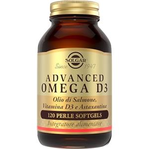 Solgar Advanced Omega D3 120 softgel - Omega 3 (EPA e DHA), Olio di Salmone