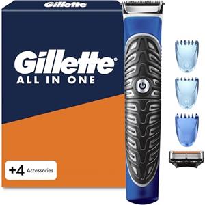 Gillette Styler Rasoio Elettrico Barba All-in-One, Rade, Regola, Rifinisce, Rasoio, Regolabarba con Tecnologia Braun e Impugnatura Easygrip per Un'incredibile Precisione e Comfort