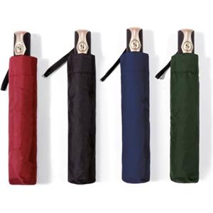 GALLOTTI Ombrello portatile mini automatico apri e chiudi, Ombrello richiudibile vari colori 35 cm, ombrello pieghevole da viaggio antivento Rosso