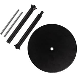Ipetboom Supporto per Lampada da Tavolo Pieghevole da Esterno Nero | Campeggio e Attività Outdoor, Struttura in Ferro, Lega di Alluminio e Acciaio Inox, Design Compatto