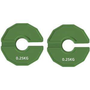 Tuidzljd 2PCS Piastre Pesi da Palestra Tipo Micro Dumbbell Pesi Frazionari in Gomma Aggiuntivi Piastre di Peso Frazionarie con Apertura 35mm 0.25KG