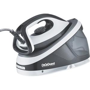DIGIQUEST Ferro da Stiro 2000-2400W ATON BOILY - Piastra Antiaderente, Vapore Potente, Stiratura Rapida, Controllo Temperatura, Design Ergonomico, Serbatoio Acqua, Colpo Vapore (2400W CALDAIA 8BAR)