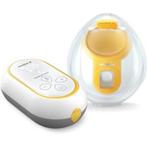 Medela Freestyle Mini Hands-Free Tiralatte elettrico singolo con coppe Hands-Free e batteria ricaricabile.