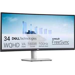 Dell 34 USB-C Monitor - S3423DWC, WQHD (3440x1440), 100Hz, VA, 4ms