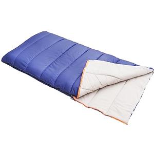 Amazon Basics Sacco a Pelo Leggero, 4 Stagioni, per Clima Freddo e Caldo, Campeggio ed Escursionismo, 190 x 83 cm, Blu