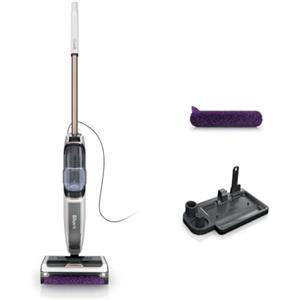 Shark SteamPickUp, Lavapavimenti e Scopa a Vapore con Filo 3 in 1, Bianco | Aspirapolvere, Mop, Pulitore, Igiene Senza Agenti Chimici, Separa Residui Umidi/Secchi, 420 Ml, Spazzola Extra, Base, SD200EU