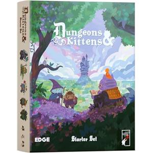 Asmodee Gioco di ruolo Dungeon e gattini - Gioco di ruolo fantastico per animali in un mondo medievale post apocalittico sano, divertimento in famiglia per bambini e adulti, da 8 anni in su, da 2 a 6