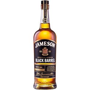 Jameson Black Barrel Irish Whiskey, Botti Doppio Carbonizzate, Invecchiato fino a 12 Anni, vol 40%, 70 CL