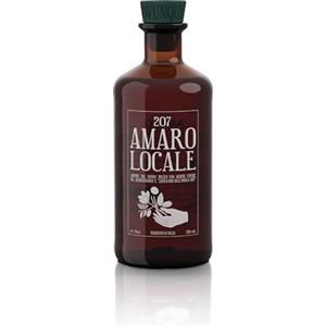 Amaro Locale 207 Amaro Locale, Miglior Amaro al Mondo 2024, Confezione Regalo, con Zafferano DOP, vol 23%, 70 CL