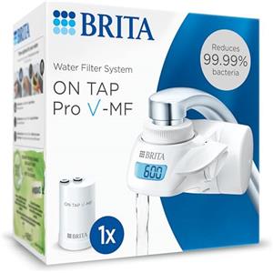 BRITA ON TAP Pro sistema filtrante per rubinetto, 1x filtro V-MF (600l)