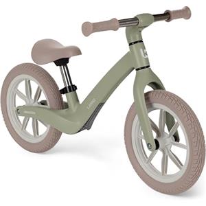 Kikka Boo KikkaBoo Bicicletta Senza Pedali 3 Anni LANSER, Bici Senza Pedali 3-6 Anni, Pronta All'uso, Facile da Guidare e Trasportare, Aiuta l'equilibrio, Cresce Con il Bambino, Verde militare