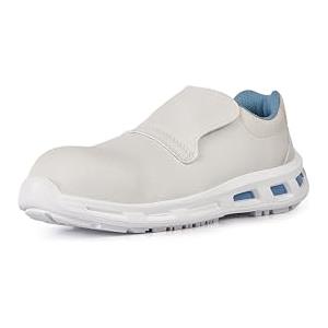 U-POWER DON'T WORRY... BE HAPPY! U-Power Red Lion® Blanco, senza metallo, White senza stringhe, scarpe antinfortunistiche basse, Suola Infinergy, comode e leggere, idrorepellenti, antiscivolo (41)