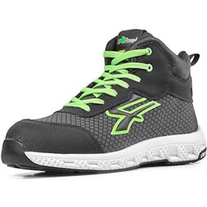 U-POWER DON'T WORRY... BE HAPPY! U-POWER | Scarpe Antinfortunistiche, Modello Geb ESD S3S CI HI HRO FO SR, Puntale Fibra e Sottopiede Antiforo