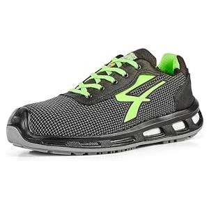 U-POWER DON'T WORRY... BE HAPPY! U-Power Red Lion Strong, Scarpe Antinfortunistiche Unisex, Scarpe da Ginnastica in Pelle Leggere, Flessibili, Antiperforazione, con Suola Infinergy, con Puntale in Alluminio (38)
