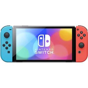 Nintendo Switch OLED 64GB (7 pollici, Neon Rosso-Blu) Ricondizionato - Eccellente