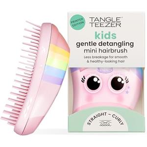 Tangle Teezer Mini Original Hairbrush - Spazzola per Capelli bagnati e asciutti - Districante per Tutti i Tipi di Capelli - Spazzola da viaggio perfetta per bambini - Unicorno Arcobaleno