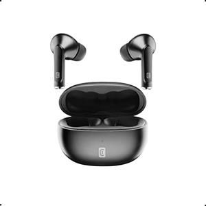 cellularline - Flick - Cuffiette Auricolari Bluetooth 5.0 HiFi Stereo con Custodia di Ricarica - Autonomia Totale di 20 Ore - Ricarica 2 Ore - Portata 10 Mt - Universale - Nero