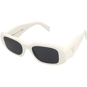 Prada PR 17WS 1425S0 | Occhiali da Sole Graduati o Non Graduati | Prova Online | Plastica | Rettangolari | Bianco | Adrialenti