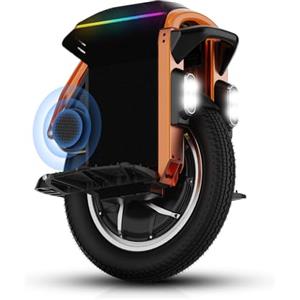 KINGSONG Monociclo Elettrico S16 Pro 1480Wh, Moteur 3000W, Autonomia fino a 120 km, Velocità limitata 25km/h, Pneumatico 16, Schermo, Compatto ed elegante