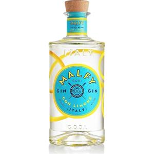 Malfy Gin con Limone, Gin Italiano con Limoni della Costiera Amalfitana, 9 Botaniche, vol 41%, 70 CL