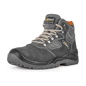 U-POWER DON'T WORRY... BE HAPPY! U-POWER | Scarpe Antinfortunistiche, Modello Real L S1P FO SR, Puntale in Acciaio e Antiperforazione