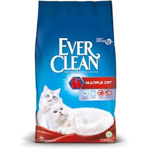 Ever Clean Multicat, (prima, Multiple Cat), lettiera agglomerante per gatti da 20 L
